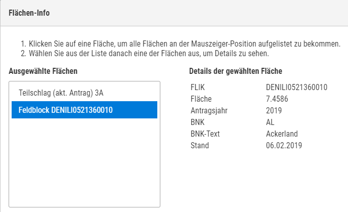 Flächen-Info