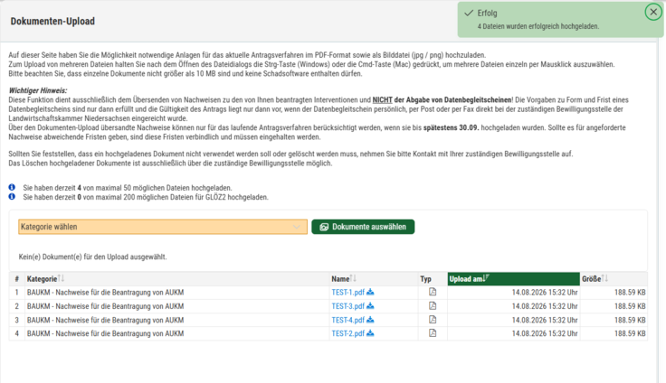 Dateiupload-Mehrfachupload